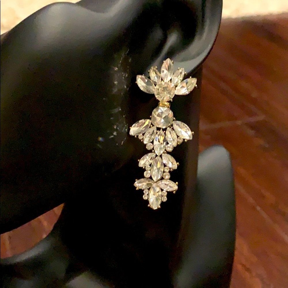 Rhinestone earrings